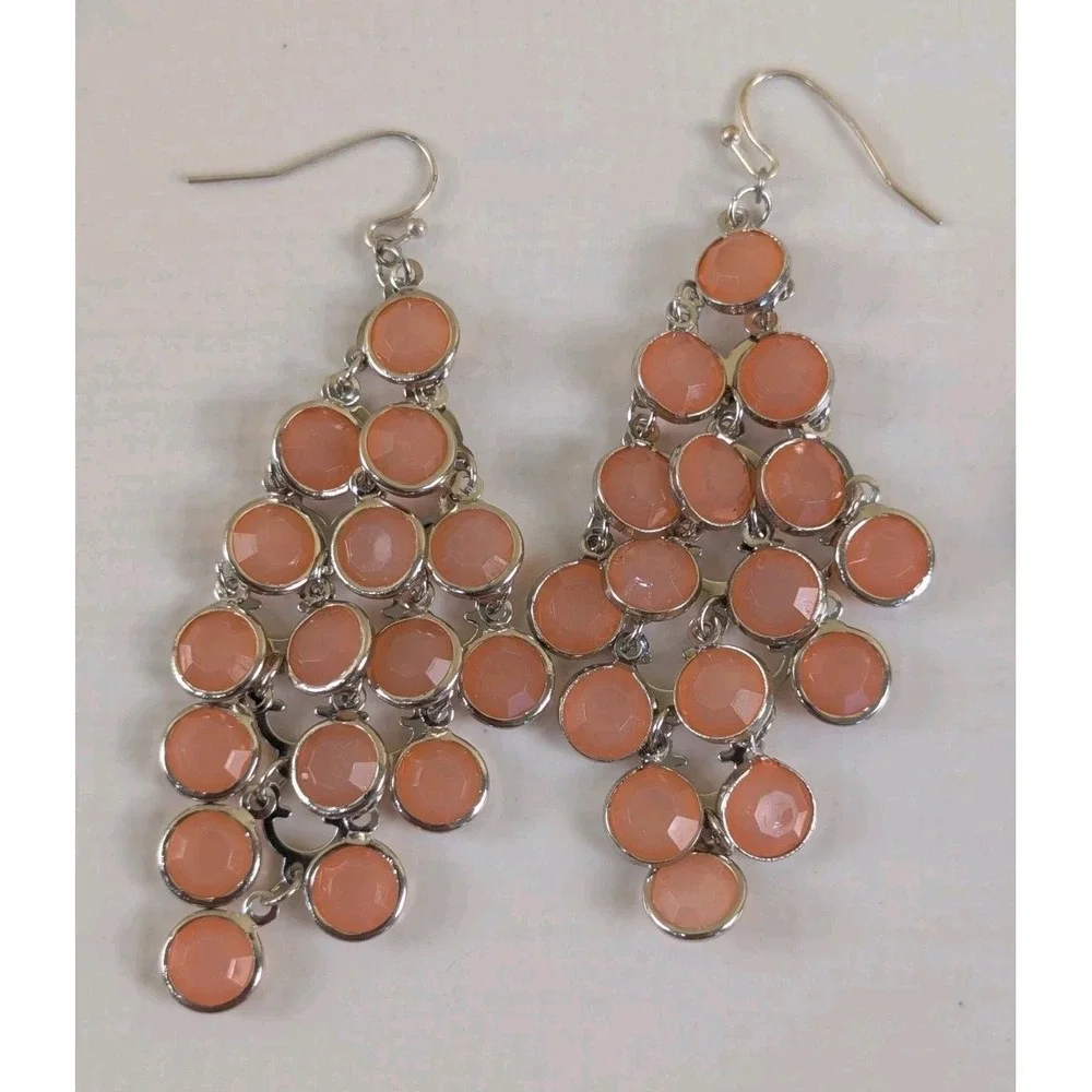Boho‎ Statement Earrings Lot 5 Pairs Chandelier Hoop Shell Dangle Mixed Styles